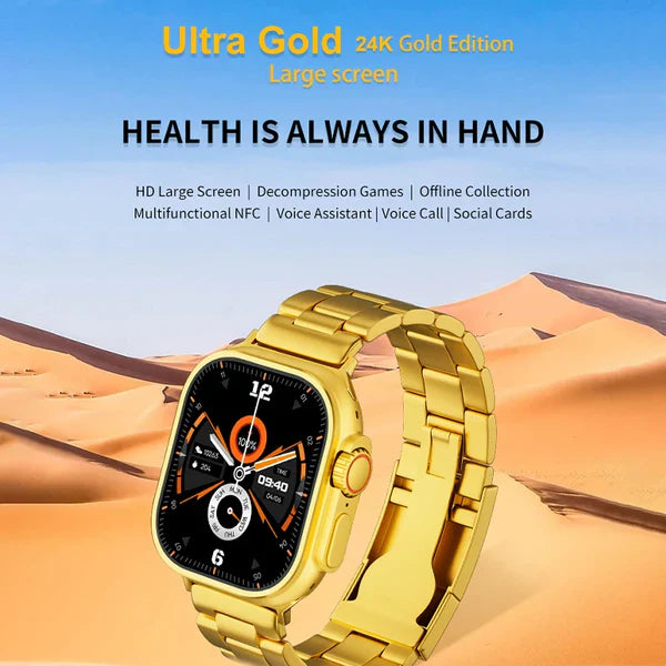 Tech Arabia™ Gold Ultra Watch – ساعة جولد ألترا