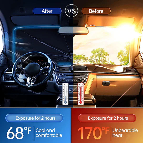 Tech Arabia ™Car Umbrella – مظلة سيارة