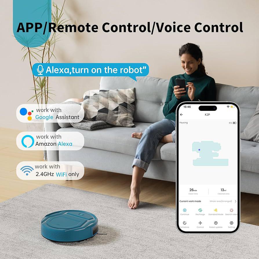 Tech Arabia™Smart Robotic Vacuum Cleaner