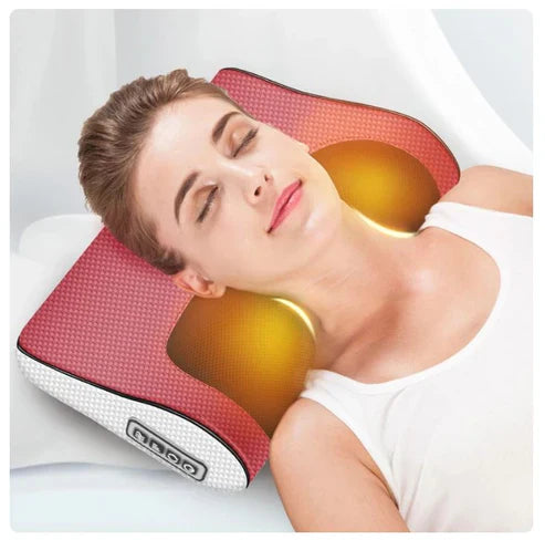 Tech Arabia™ Red Pillow Massager – جهاز تدليك الوسادة الحمراء